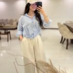 شومیز جلوپیچ راه راه